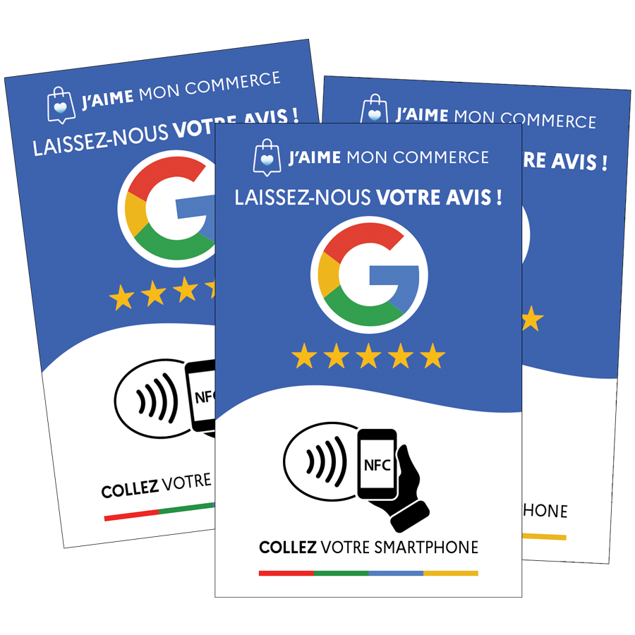 Pack 3 cartes NFC